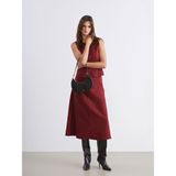 Lc Waikiki Yeni Sezon Beli Kemerli Süet Etek - Bordo - 42