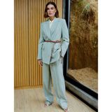 Lc Waikiki Yeni Sezon Beli Kuşaklı Kadın Blazer Ceket - 40 - Yeşil