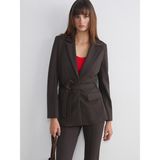 Lc Waikiki Yeni Sezon Beli Kuşaklı Kadın Blazer Ceket - Kahverengi - XS