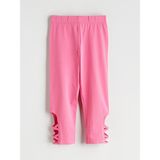 Lc Waikiki Yeni Sezon Beli Lastikli 3/4 Boy Kız Çocuk Tayt - Pembe - 8 - 9 Yaş