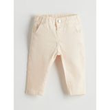 Lc Waikiki Yeni Sezon Beli Lastikli Basic Erkek Çocuk Pantolon - Ekru - 6 - 9 Ay