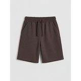 Lc Waikiki Yeni Sezon Beli Lastikli Basic Erkek Çocuk Şort - 13 - 14 Yaş - Kahverengi