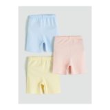 LC Waikiki Yeni Sezon Beli Lastikli Basic Kiz Bebek Kisa Tayt 3' - S5OV36Z1