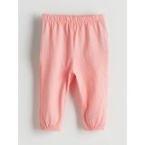 Lc Waikiki Yeni Sezon Beli Lastikli Basic Kız Bebek Pantolon - Pembe - 1 - 3 Ay