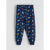 Lc Waikiki Yeni Sezon Beli Lastikli Baskılı Erkek Çocuk Pijama Alt - Lacivert - 2 - 3 Yaş