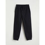 Lc Waikiki Yeni Sezon Beli Lastikli Erkek Çocuk Gabardin Jogger Pantolon - Siyah - 11 - 12 Yaş