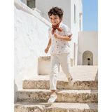 Lc Waikiki Yeni Sezon Beli Lastikli Erkek Çocuk Gabardin Pantolon - Ekru - 1 - 2 Yaş