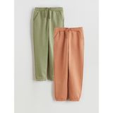 Lc Waikiki Yeni Sezon Beli Lastikli Erkek Çocuk Jogger Eşofman Alt 2'li - 1 - 2 Yaş - Kahverengi
