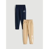 Lc Waikiki Yeni Sezon Beli Lastikli Erkek Çocuk Jogger Eşofman Alt 2'li - 1 - 2 Yaş - Lacivert