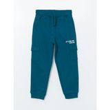 Lc Waikiki Yeni Sezon Beli Lastikli Erkek Cocuk Jogger Esofman Alt - S5LP91Z1 - Petrol