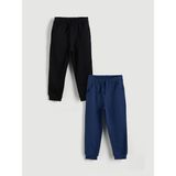 Lc Waikiki Yeni Sezon Beli Lastikli Erkek Çocuk Jogger Eşofman Altı 2'li - 3 - 4 Yaş - Indigo