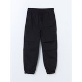 Lc Waikiki Yeni Sezon Beli Lastikli Erkek Cocuk Jogger Pantolon - S58701Z4 - Siyah