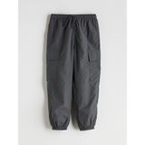 Lc Waikiki Yeni Sezon Beli Lastikli Erkek Çocuk Kargo Jogger Pantolon - Gri - 2 - 3 Yaş