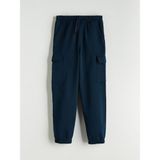 Lc Waikiki Yeni Sezon Beli Lastikli Erkek Çocuk Kargo Jogger Pantolon - Lacivert - 13 - 14 Yaş