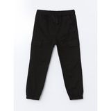 Lc Waikiki Yeni Sezon Beli Lastikli Erkek Çocuk Kargo Pantolon - Siyah - 9 - 12 Ay