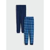 Lc Waikiki Yeni Sezon Beli Lastikli Erkek Çocuk Pijama Alt 2'li - Lacivert - 9 - 10 Yaş
