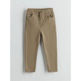 Lc Waikiki Yeni Sezon Beli Lastikli Gabardin Erkek Çocuk Pantolon - Haki - 1 - 2 Yaş