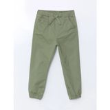 Lc Waikiki Yeni Sezon Beli Lastikli Gabardin Erkek Çocuk Pantolon - Yeşil - 9 - 12 Ay