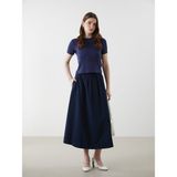 Lc Waikiki Yeni Sezon Beli Lastikli Kadın Etek - Lacivert - 2XL