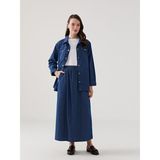 Lc Waikiki Yeni Sezon Beli Lastikli Kadın Jean Etek - Mavi - 42