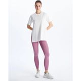 Lc Waikiki Yeni Sezon Beli Lastikli Kadın Spor Tayt - Mor
