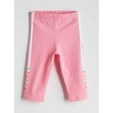 Lc Waikiki Yeni Sezon Beli Lastikli Kiraz Baskılı Kız Çocuk Tayt - 9 - 12 Ay - Pembe