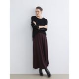 Lc Waikiki Yeni Sezon Beli Lastikli Kloş Etek - Bordo - 50