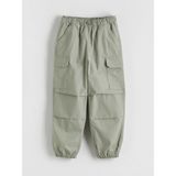 Lc Waikiki Yeni Sezon Beli Lastikli Loose Fit Erkek Çocuk Pantolon - Yeşil - 1 - 2 Yaş