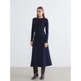 Lc Waikiki Yeni Sezon Beli Lastikli Triko Etek - Lacivert - 2XL