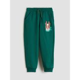 Lc Waikiki Yeni Sezon Beli Lastikli Yılbaşı Temalı Erkek Çocuk Jogger Eşofman Altı - 1 - 2 Yaş - Yeşil
