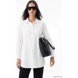 Lc Waikiki Yeni Sezon Beyaz Oversize Poplin Kadın Gömlek Tunik - 48