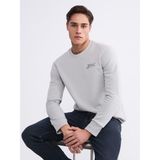 Lc Waikiki Yeni Sezon Bisiklet Yaka Baskılı Erkek Sweatshirt - Gri - 2XL