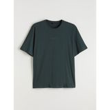 Lc Waikiki Yeni Sezon Bisiklet Yaka Baskılı Penye Erkek Tişört - Yeşil - 3XL