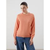 Lc Waikiki Yeni Sezon Bisiklet Yaka Çiçekli Kadın Triko Kazak - Pembe - 2XL