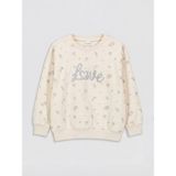Lc Waikiki Yeni Sezon Bisiklet Yaka Çiçekli Kız Çocuk Sweatshirt - 6 - 7 Yaş