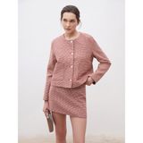 Lc Waikiki Yeni Sezon Bisiklet Yaka Ekose Kadın Tüvit Ceket - Kırmızı - XS