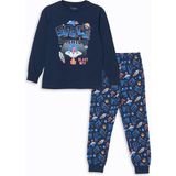 Lc Waikiki Yeni Sezon Bisiklet Yaka Erkek Çocuk Pijama Takımı - Lacivert - 3 - 4 Yaş