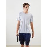 Lc Waikiki Yeni Sezon Bisiklet Yaka Erkek Spor Tişört - Mavi - 3XL