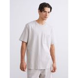 Lc Waikiki Yeni Sezon Bisiklet Yaka Erkek Tişört - Bej - 2XL