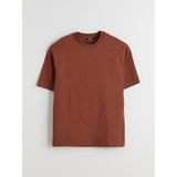 Lc Waikiki Yeni Sezon Bisiklet Yaka Erkek Tişört - Kahverengi - 2XL