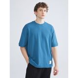 Lc Waikiki Yeni Sezon Bisiklet Yaka Erkek Tişört - Mavi - 2XL