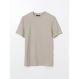 Lc Waikiki Yeni Sezon Bisiklet Yaka Erkek Tisort - S5NJ36Z8 - XS - Bej