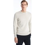 Lc Waikiki Yeni Sezon Bisiklet Yaka Erkek Triko Kazak - Bej - 3XL