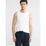 Lc Waikiki Yeni Sezon Bisiklet Yaka Fitilli Erkek Kolsuz Tişört - Ekru - 2XL