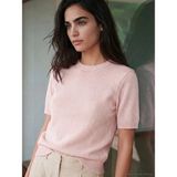 Lc Waikiki Yeni Sezon Bisiklet Yaka Kadın Triko Kazak - Açık Pembe - XS