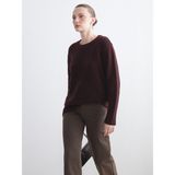 Lc Waikiki Yeni Sezon Bisiklet Yaka Kadın Triko Kazak - Bordo - 2XL