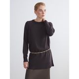 Lc Waikiki Yeni Sezon Bisiklet Yaka Kadın Triko Kazak - Kahverengi - 3XL
