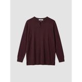 Lc Waikiki Yeni Sezon Bisiklet Yaka Kadın Triko Kazak - Koyu Mürdüm - 2XL