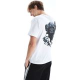 Lc Waikiki Yeni Sezon Bisiklet Yaka Kısa Kollu Star Wars Baskılı Penye Erkek Tişört - Beyaz