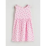Lc Waikiki Yeni Sezon Bisiklet Yaka Kız Çocuk Elbise - Pembe - 4 - 5 Yaş